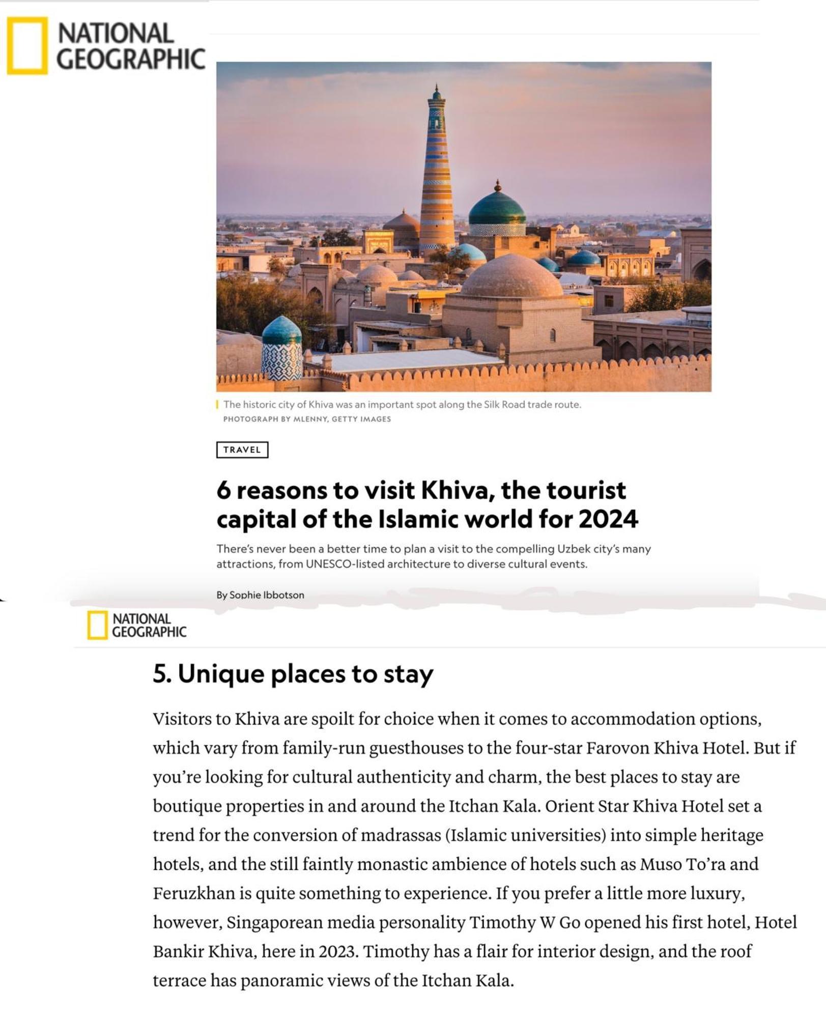 Hotel Bankir Khiva ภายนอก รูปภาพ